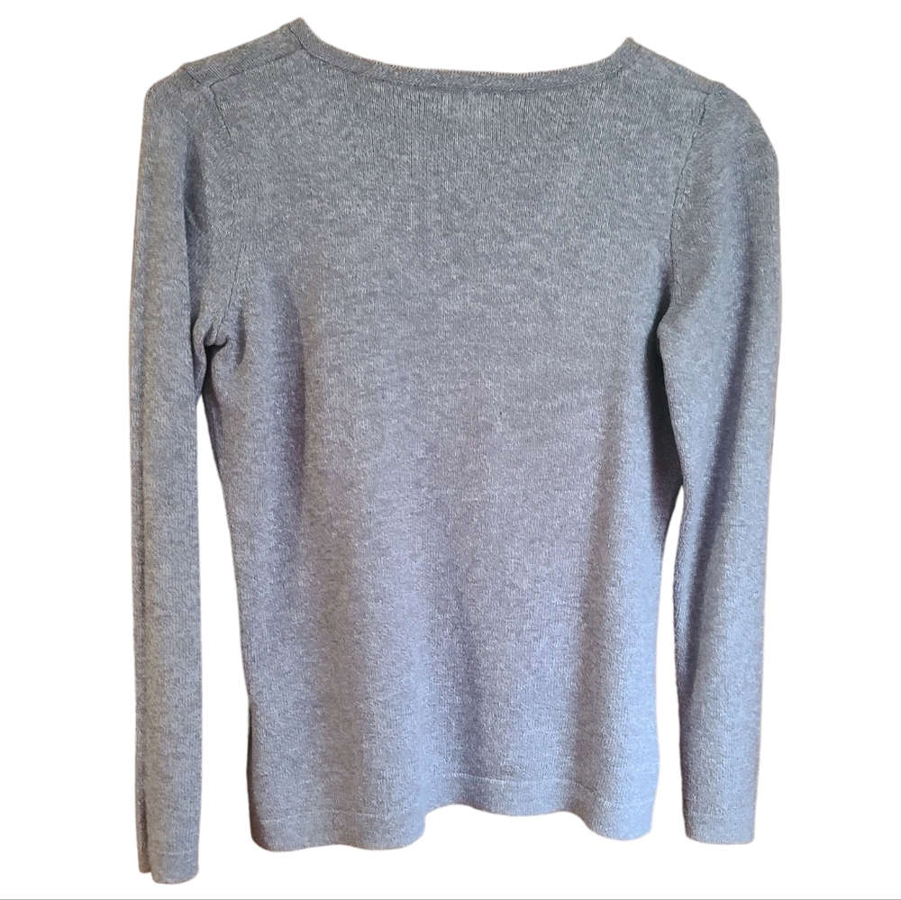 Women's Size SP Old Navy Fuchsia, Gray, Tan V-Neck Long Sleeve Sweater Bundle - Picture 5 of 15